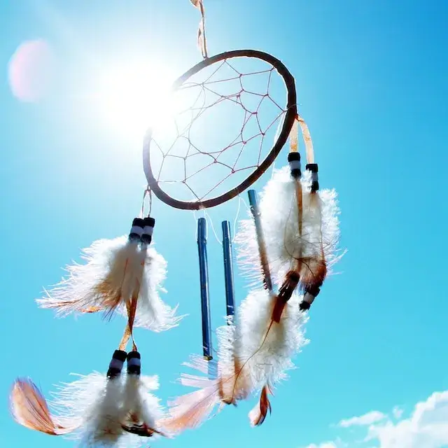 dream catcher with spider web